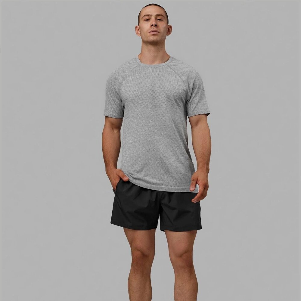 🆕 LSKD AeroFLX Seamless Synthetic Lightweight Micro-mesh Athletic Flex T-Shirt